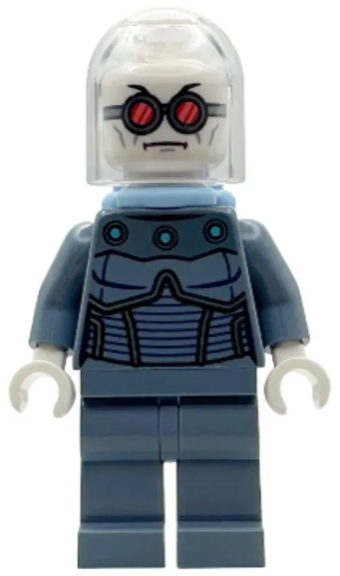 LEGO® Minifig sh1082 - Mr. Freeze - Sand Blue Outfit