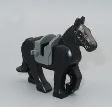 LEGO Lord of the Rings LOTR black horse saddle minifigure animal 79007 9472