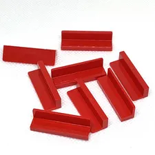 LEGO Parts - Red Panel 1 x 4 x 1  - No 15207 - QTY 8