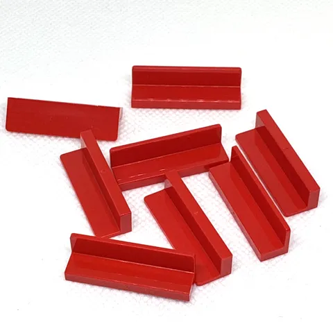 LEGO Parts - Red Panel 1 x 4 x 1  - No 15207 - QTY 8