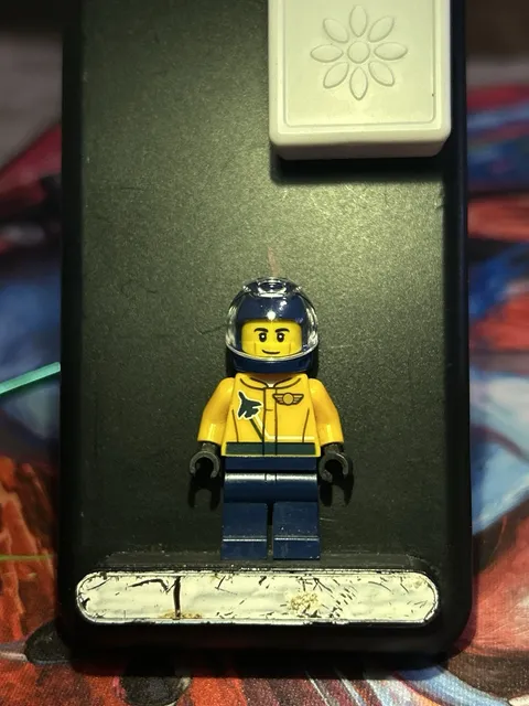 LEGO City Minifigure Lot of 3 Pilot Firefighter Casual Mixed Parts Used