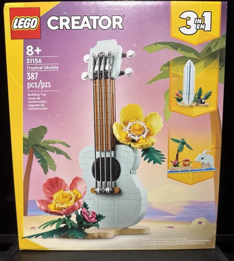 LEGO Creator 3-in-1 Tropical Ukulele 31156 - NEW - SEALED Brand New Retired