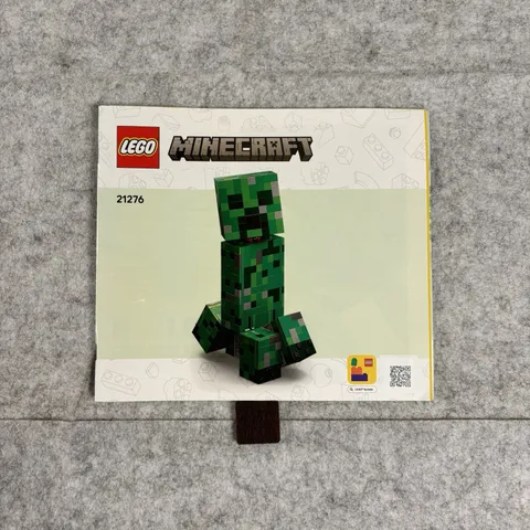 Lego Instruction Booklet Manual ONLY - Minecraft - Creeper - 21276
