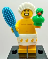 LEGO 71025 CMF Series 19 Shower Guy Minifigure col19-2 Complete New