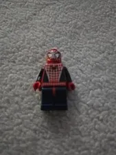 Rare Lego Spiderman 3 figure dark blue with silver webbing