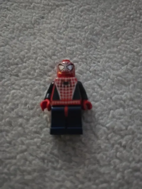 Rare Lego Spiderman 3 figure dark blue with silver webbing