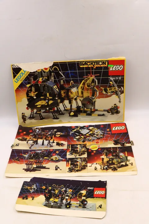 LEGO 6987 Message Intercept Base Space Blacktron 1 BOX FLAPS ONLY For Display