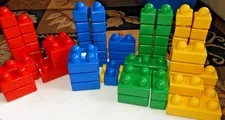 Lego Duplo Primo Toddler Building Blocks Baby Lot 77 pieces Daycare