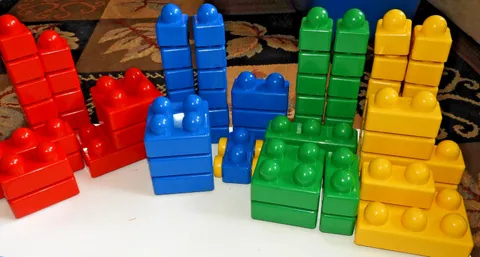 Lego Duplo Primo Toddler Building Blocks Baby Lot 77 pieces Daycare