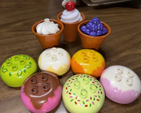 Lego Duplo Ice Cream/Cupcake Toppings 12 Pieces