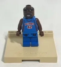 Lego NBA Jerry Stackhouse Minifigure Basketball Detroit # 42