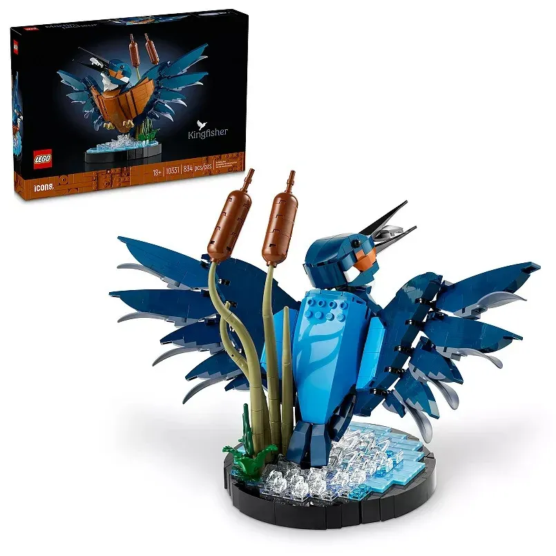 LEGO Icons Kingfisher Bird 10331 Building Kit (834 Pieces)