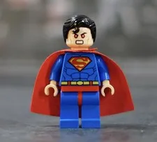 Lego Superman Mini Figure SH489 76096 W/ LASER EYES