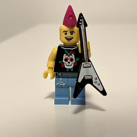 LEGO Minifig CMF Series 4 Punk Rocker col04-4 2012