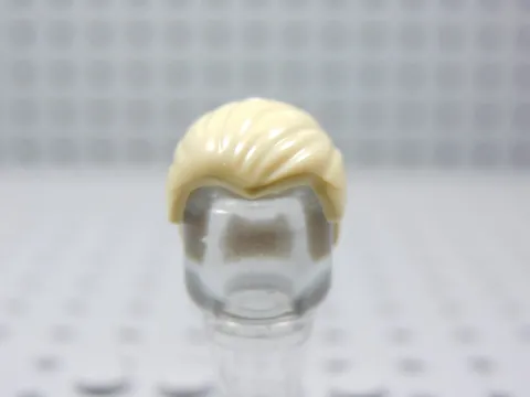 LEGO Tan Short Hair Slicked Back Widow's Peak Minifig AC