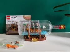 LEGO Ideas: Ship in a Bottle (92177) Retired - Complete 99% No Box w/ Manual
