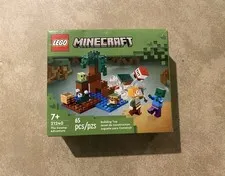 LEGO Minecraft The Swamp Adventure 21240 - Sealed Box (65 Pieces/Ages 7+)