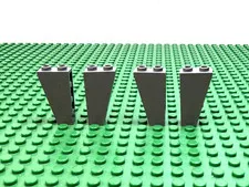 4x LEGO Dark Bluish Gray Slope Inverted 75 2 x 1 x 3 10188 6748 8780 #2449
