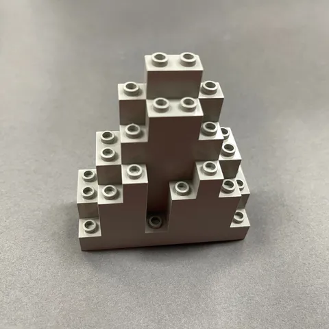 Lego Light Gray 6083 Replacement Add-on Piece Part
