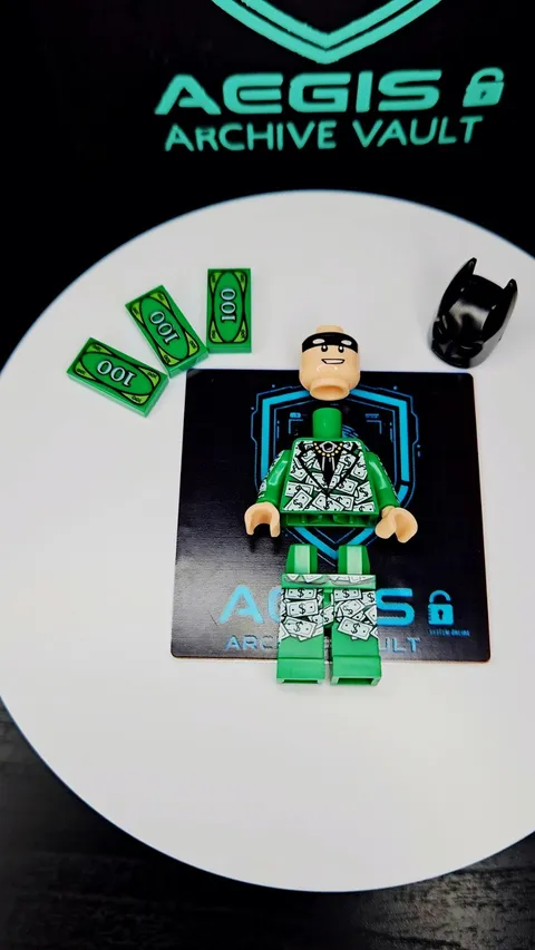 LEGO Dollar Bill Tuxedo Batman Minifigure  Coltlbm24  Brand New Disassembled