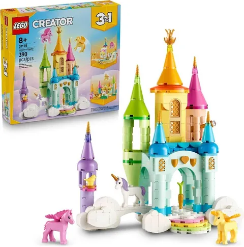 LEGO Creator 3 in 1 Unicorn Castle Building Toy Set 31175 ✅US Stock