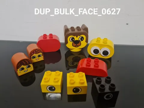 DUPLO LEGO Faces Eys 4258 People Animal Lot Bulk Mixed Assorted