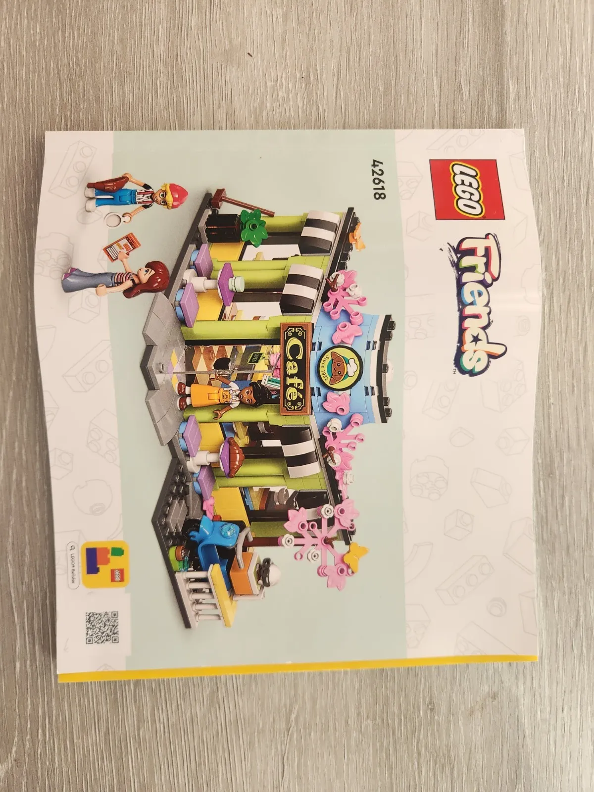 LEGO Friends 42618 Heartlake Downtown Diner Illustrated Manual Booklet Multi