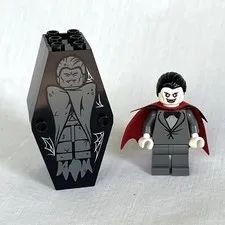 Lego Scooby Doo Mystery Mansion 75904 Vampire Bob Oakley minifigure w/Coffin
