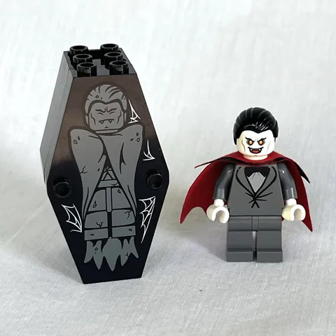 Lego Scooby Doo Mystery Mansion 75904 Vampire Bob Oakley minifigure w/Coffin