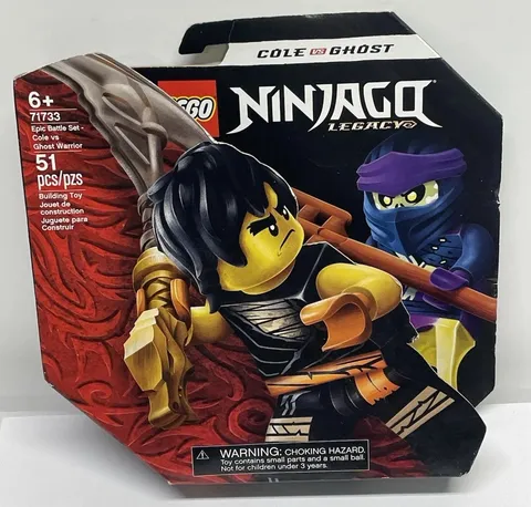LEGO Ninjago Legacy Cole vs Ghost Warrior Epic Battle Set 71733 Building Toy