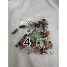 LEGO Replacement Parts Bag 4 Factory Sealed Bricks and Elements Mixed Colors
