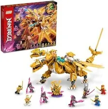 LEGO 71774 Ninjago Lloyd's Golden Ultra Dragon Toy 989 pcs Building Block Toy