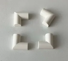 LEGO 4x NEW Slope Curved 2x2x2/3 Double Corner WHITE #79757