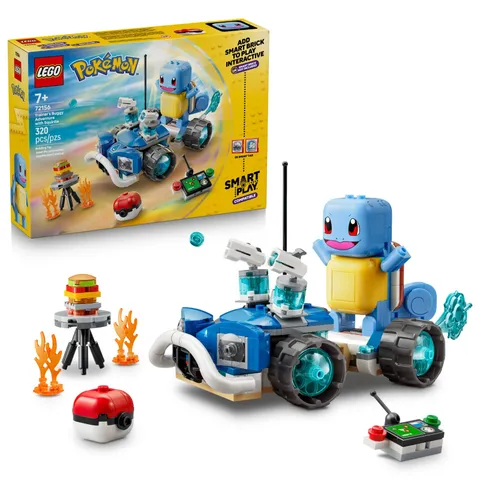 LEGO Pokémon SMART Play: Trainer's Buggy Adventure with Squirtle (72156)