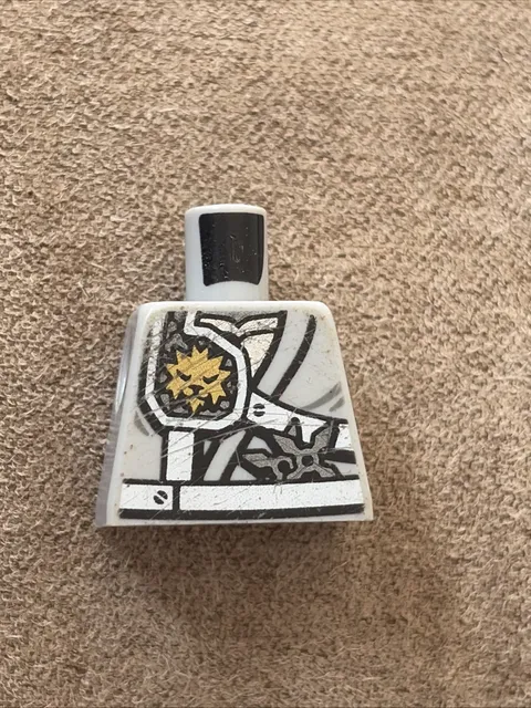 LEGO Ninjago Minifigure Torso White Zane Jungle Robe Tournament of Elements