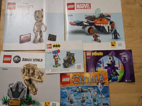 Various LEGO Sets Lot Of 9 Different Sets and Minifigures