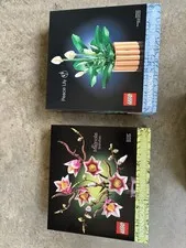 Lego Botanicals Lot. Peace Lily (11504) & Magnolia Branches (11510). New. Sealed