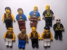 Lego Pirates Lot of 9 Vintage 