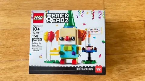 LEGO BrickHeadz Birthday Clown 40348 Building Set New Sealed Collector Gift