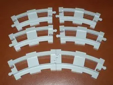LEGO DUPLO Train Tracks ~ (6) Curved Sections