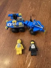 Vintage 1986 LEGO Legoland Space Set 1558 Mobile Command Trailer Complete
