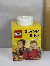 LEGO Storage Box Brick 1 Stud Square White