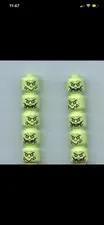 LEGO x 20 Yellowish Green Minifigure, Head Dual Sided Alien MONSTER