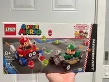 Brand new baby Mario vs baby Luigi Lego set