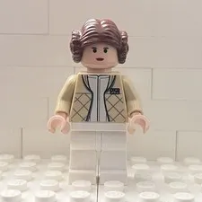 LEGO Starwars Hoth Princess Leia Bun Minifigure Sw0113, Vintage Classic Mint
