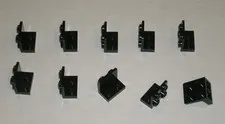 LEGO NEW 1x2-2x2 Black Bracket Up (10x) 6000650 Brick 99207