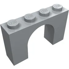 10x LEGO® Part 6182 - Arch 1 x 4 x 2