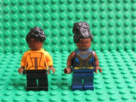Lot Lego Minifigs Shuri Dark Blue Orange sh0735 Super Heroes 76266 76103 SH54