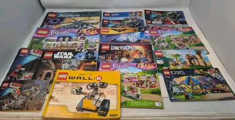 LEGO Instruction Manuals Lot of 14 Batman Friends Elves Wall-E Star Wars Disney