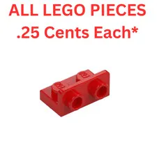 LEGO Bracket 1x2 with 1x2 Up Red 99780 - Genuine LEGO Parts Pieces Bulk